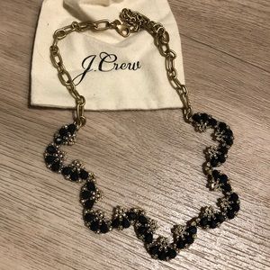 J. CREW Navy Statement Necklace